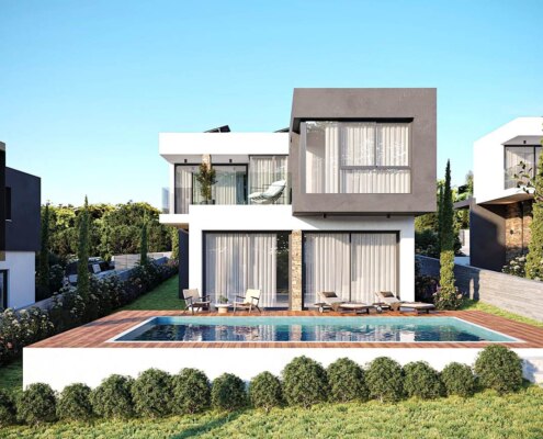 An exclusive complex of luxury villas in Tala, Paphos