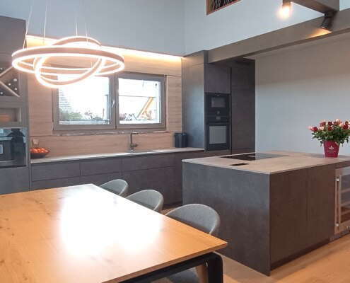 Новый дом с террасой, сауной и видом на горы, Блед (Рибно)