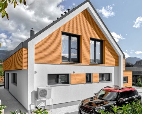 Новый дом с террасой, сауной и видом на горы, Блед (Рибно)