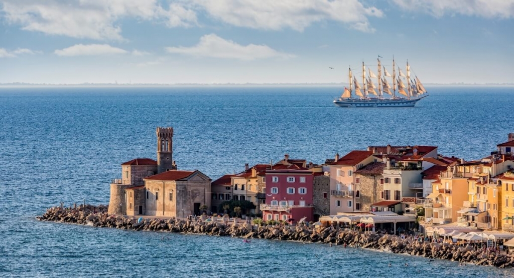 Beautifull Piran the town of salt