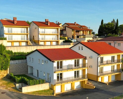 Novi apartmaji s pogledom na morje v Maliji