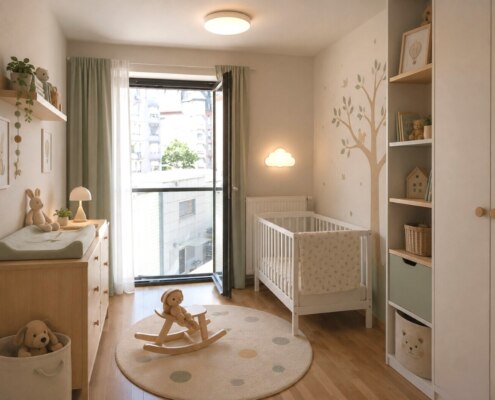 Three-Room Apartment in Ljubljana, Bežigrad