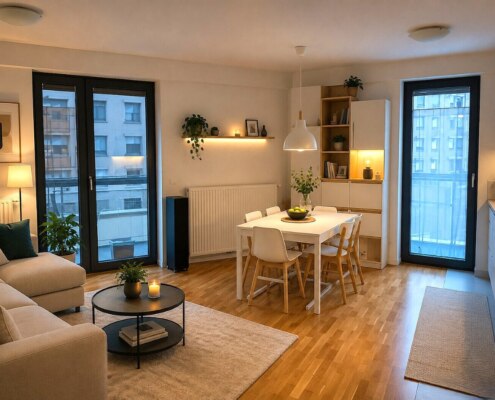Three-Room Apartment in Ljubljana, Bežigrad