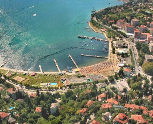 Building Plot in Central Portorož with Sea Views