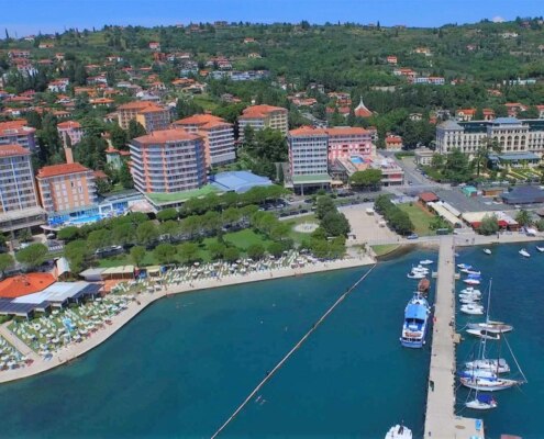 Building Plot in Central Portorož with Sea Views