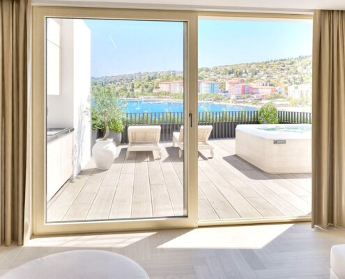 Apartma v Portorožu – atrij, center