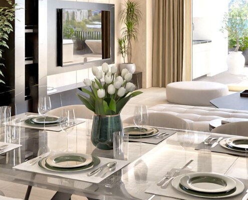 Apartma v Portorožu – velika terasa